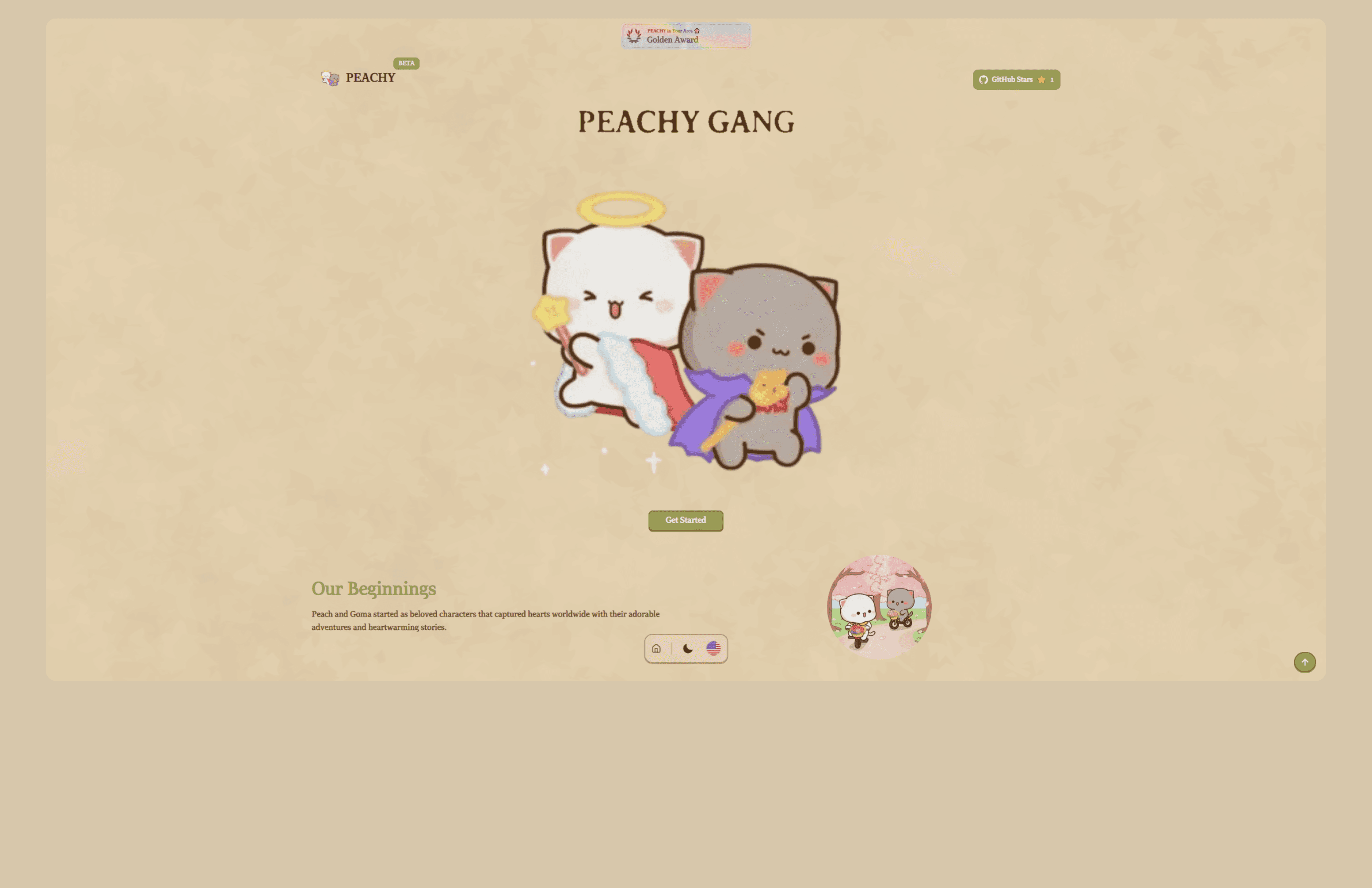 Web preview showing the main application interface
